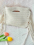 Hand-Woven Tassel Handbag - DippedShop Wholesale - #3123
