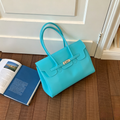 Trendy Candy Color Jelly Tote Shoulder Bag 6W10BBG2111