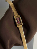 Vintage Gold Red Dial Watch - DippedShop Wholesale - #4707