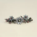 Rhinestone Flower Hair Barrette - DippedShop Wholesale - #4707