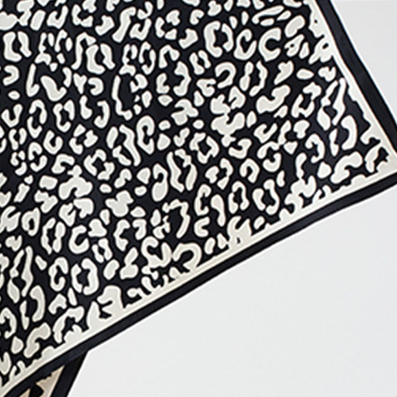 Leopard Silk Scarf - DippedShop Wholesale - #7107