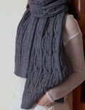 Vintage Chunky Cable Scarf - DippedShop Wholesale - #9411