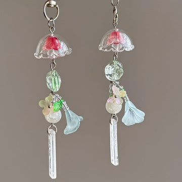 Handmade Minimalist Wind Chime Keychain Bag Charm DP25C917