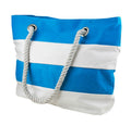 Minimalist Color Block Striped Canvas Shoulder Bag MK2BLW6W10BBG557