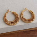 Electroplated 3D Openwork Earrings - DippedShop Wholesale - #4851