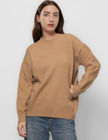 Solid Color Loose Cozy Pullover Sweater DPT4759