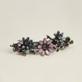 Rhinestone Flower Hair Barrette - DippedShop Wholesale - #7475