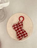 Stylish Floral Print Letters Shape Bag Charm 6W10BBC424