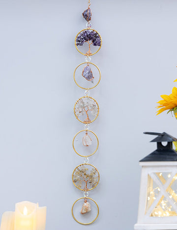Crystal Tree Suncatcher - DippedShop Wholesale - #2563
