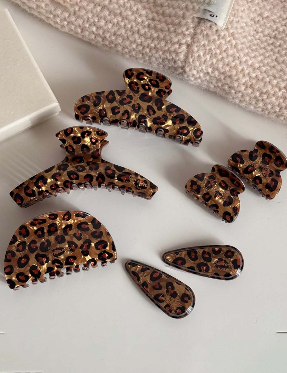 Vintage Leopard Hair Clip - DippedShop Wholesale - #3987