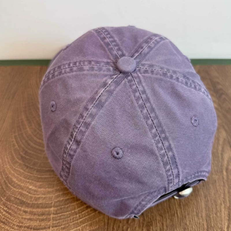 Vintage Washed Letter Embroidery Baseball Cap MK2BW6W6HAT79