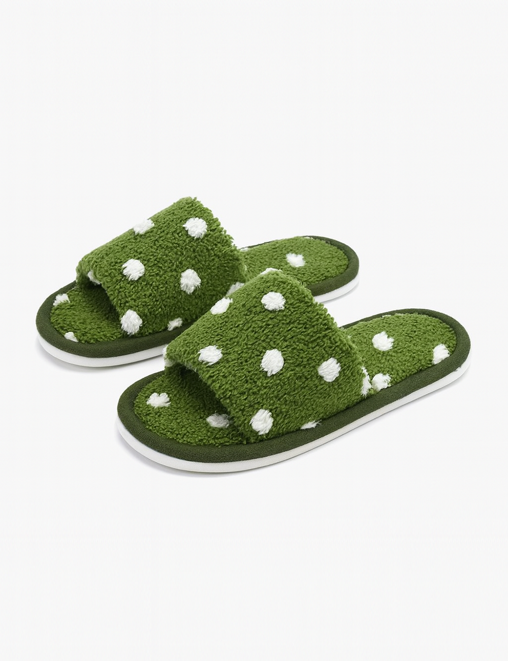 Cute Polka Dot Open Toe Soft Slippers DP25F909