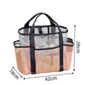 Fashion Large Capacity Mesh Portable Storage Bag 8BW6BOB90T