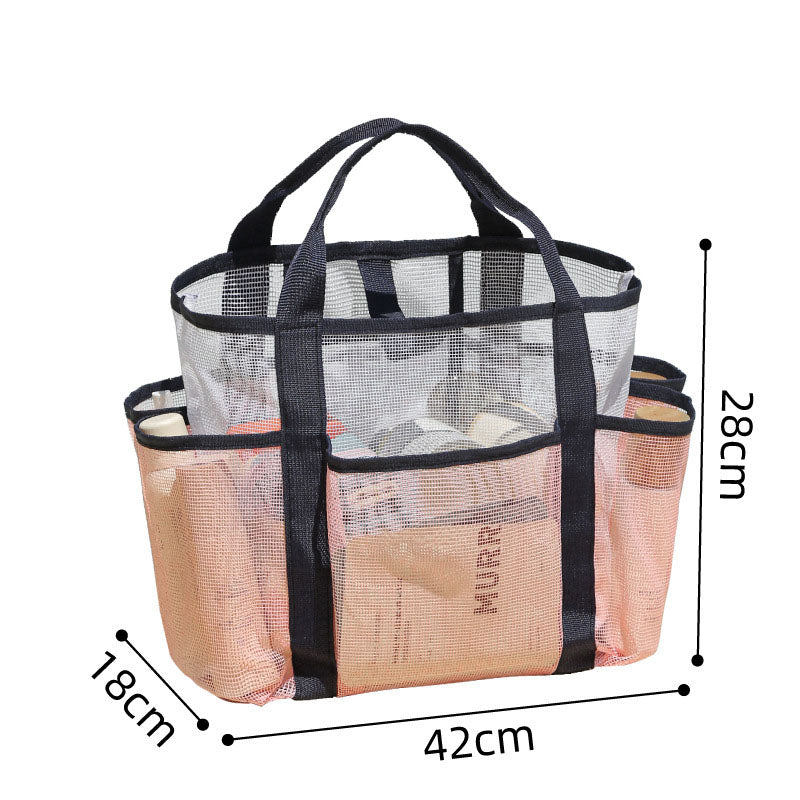 Fashion Large Capacity Mesh Portable Storage Bag 8BW6BOB90T