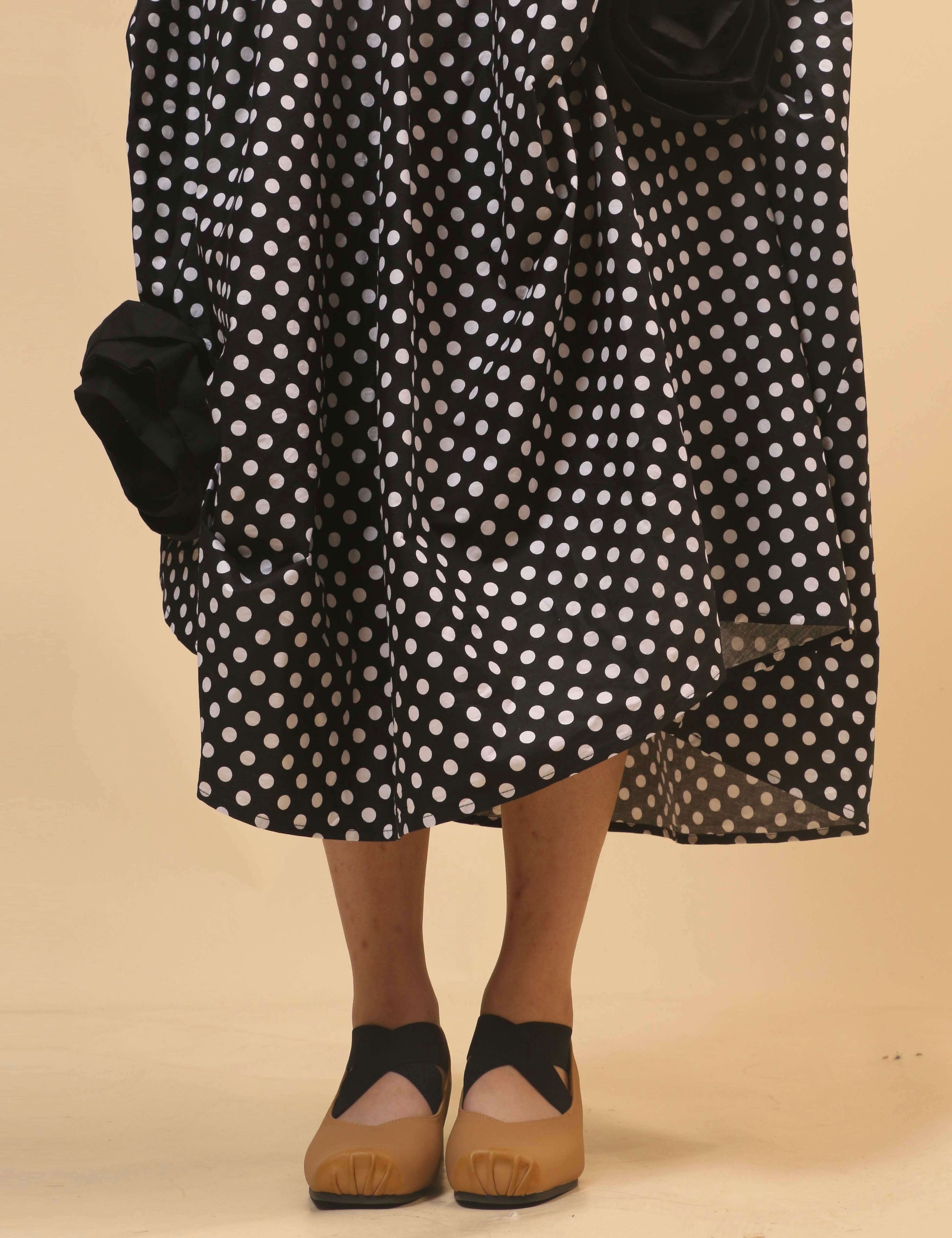 Irregular Hem Flower Midi Skirt - DippedShop Wholesale - #4307