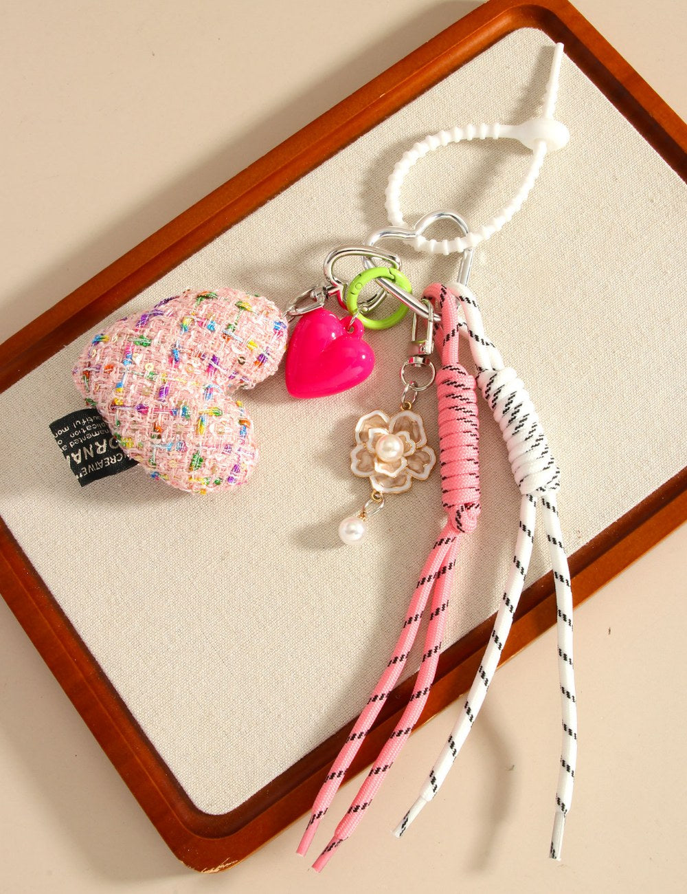Sweet Love Rope Braided Bag Charms DP25B529