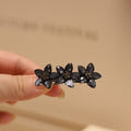 Rhinestone Flower Hair Barrette - DippedShop Wholesale - #3011