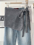 Trendy Hollow Out Tie Side Layered Mini Skirt MK2BW6W1SL11