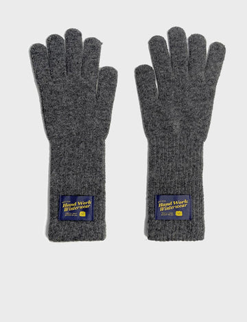 Simple Solid Color Warm Knit Wool Gloves DP25G701