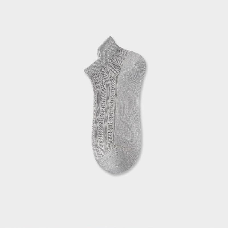 Solid Mesh Ankle Socks - DippedShop Wholesale - #6387