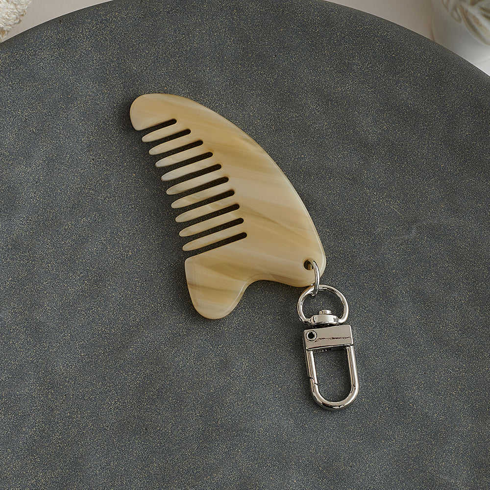 Acetate Pocket Comb Keychain - DippedShop Wholesale - #0947