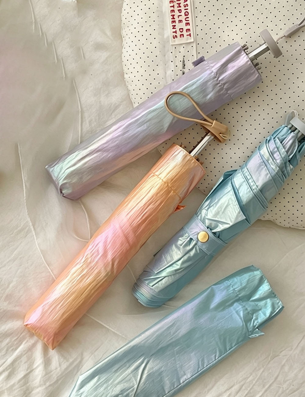 Colorful Gradient Folding Lightweight Rain Umbrella MK2MBFN6Z11UL05