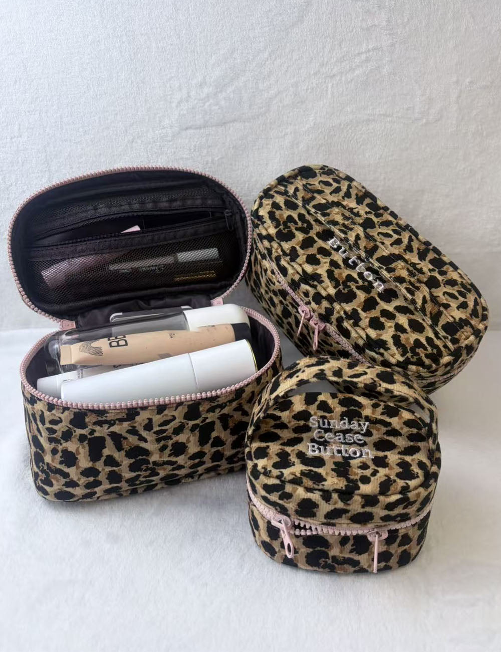 Leopard Print Makeup Bag - DippedShop Wholesale - #4115