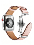 Simple Solid Color PU Leather Watch Band 6W6JWA118