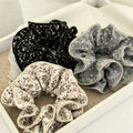 Sweet Floral Print Ruffled Hair Scrunchies 6W6HSR358