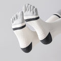 Stylish Color Block Striped Five-finger Socks 6W8FSO1012