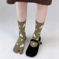 Split Toe Tabi Socks - DippedShop Wholesale - #8131