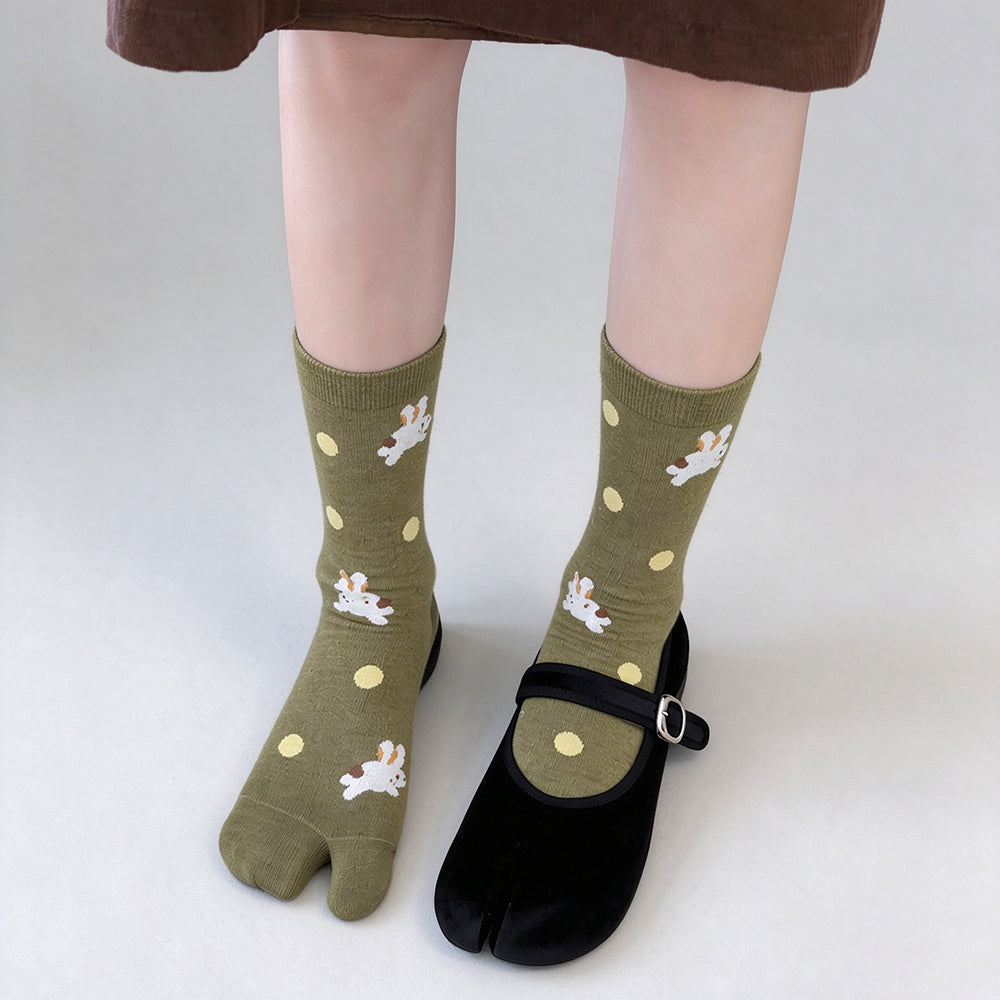 Split Toe Tabi Socks - DippedShop Wholesale - #8131