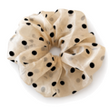 Trendy Polka Dots Print Organza Scrunchies 6W6HSR347
