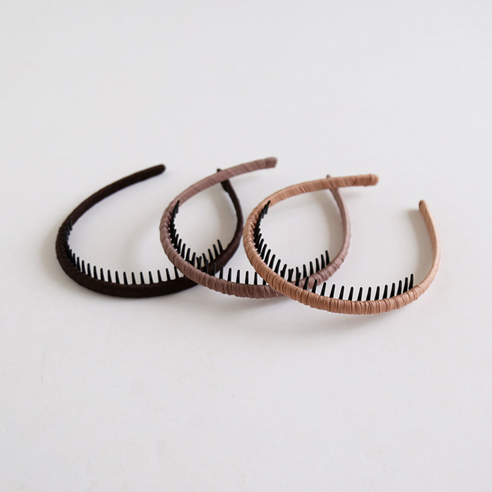 Cute Solid Color Non-Slip Tooth Headband 6W6HBD370