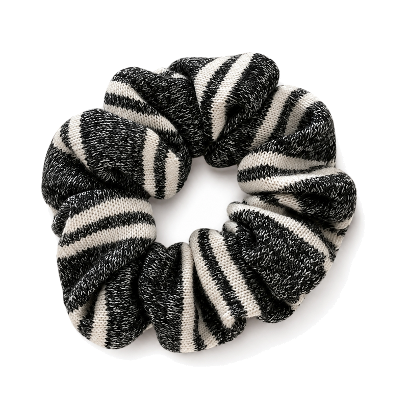 Retro Color Block Striped Hair Scrunchies 6W6HSR338