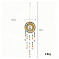 Multicolor Large Flower Wreath Crystal Sun Catcher 6H7HLS207
