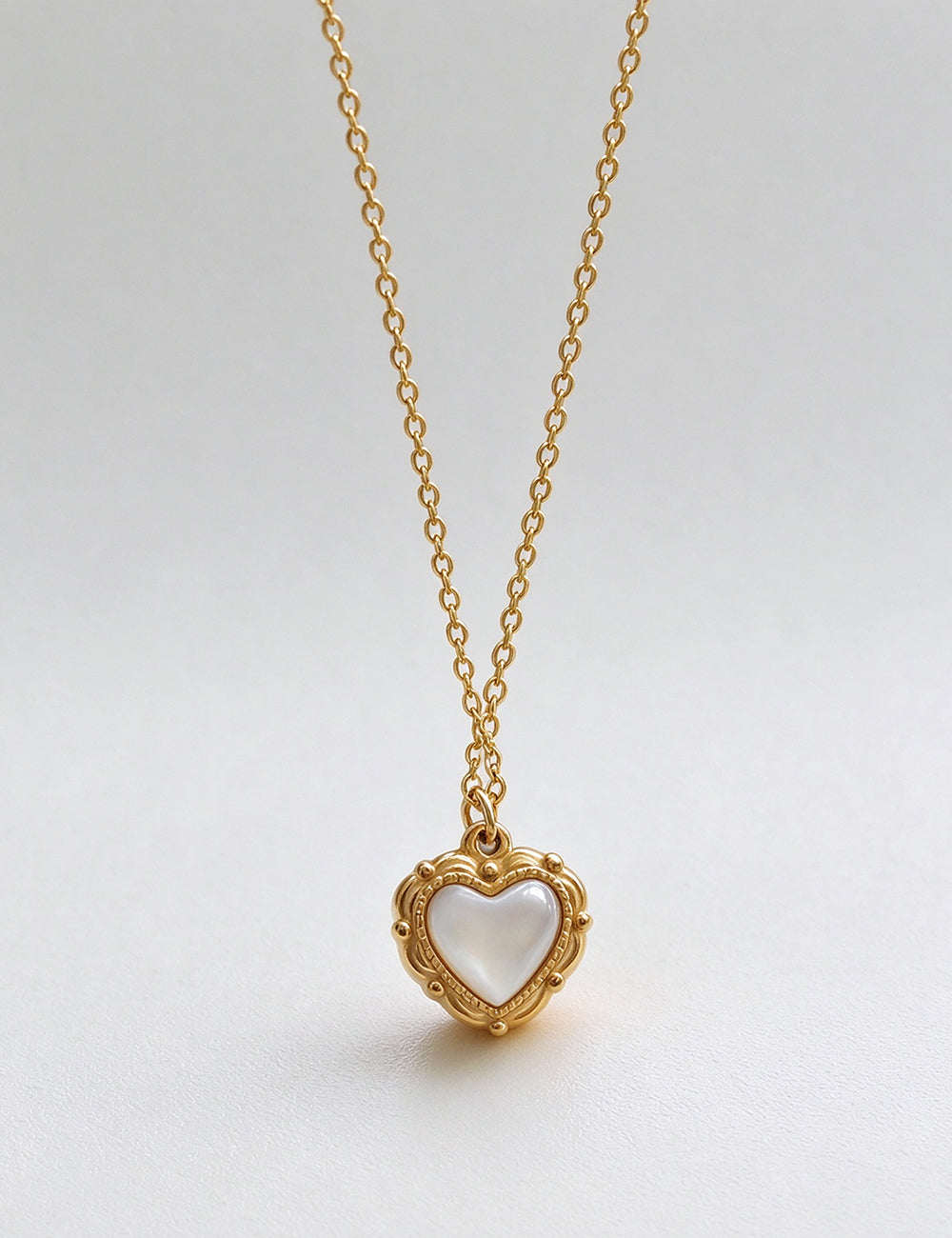 Heart Pendant Necklace - DippedShop Wholesale - #6771