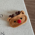 Crochet Christmas Tree Hair Clip - DippedShop Wholesale - #3155
