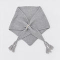 Thick Chunky Knitted Triangle Shawl - DippedShop Wholesale - #4307