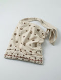 Vintage Beaded Flower Large Capacity Shoulder Bag 6S10BBG1458