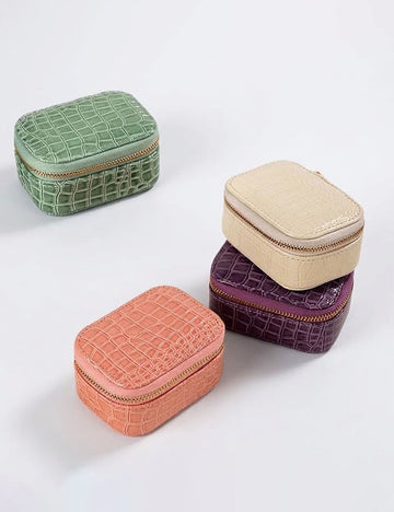 Trendy Portable Travel PU Jewelry Case 6W13HSJ125