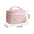 Tweed Makeup Bag - DippedShop Wholesale - #2643