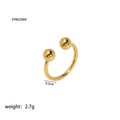 Cubic Zirconia Adjustable Ring - DippedShop Wholesale - #8051