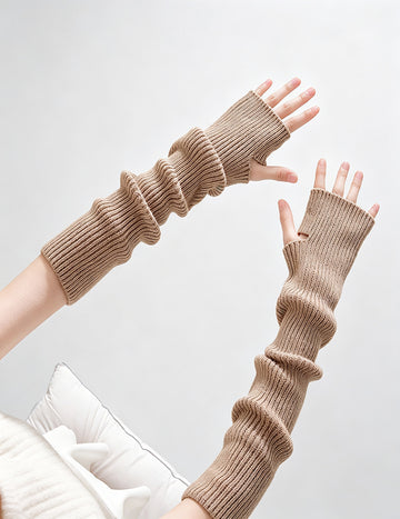 Winter Knitted Warm Yoga Stirrup Leg Warmers 6W8FSO879
