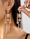 Skull Drop Earrings - DippedShop Wholesale - #8051