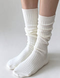 Slouchy Mid-Calf Socks - DippedShop Wholesale - #4403