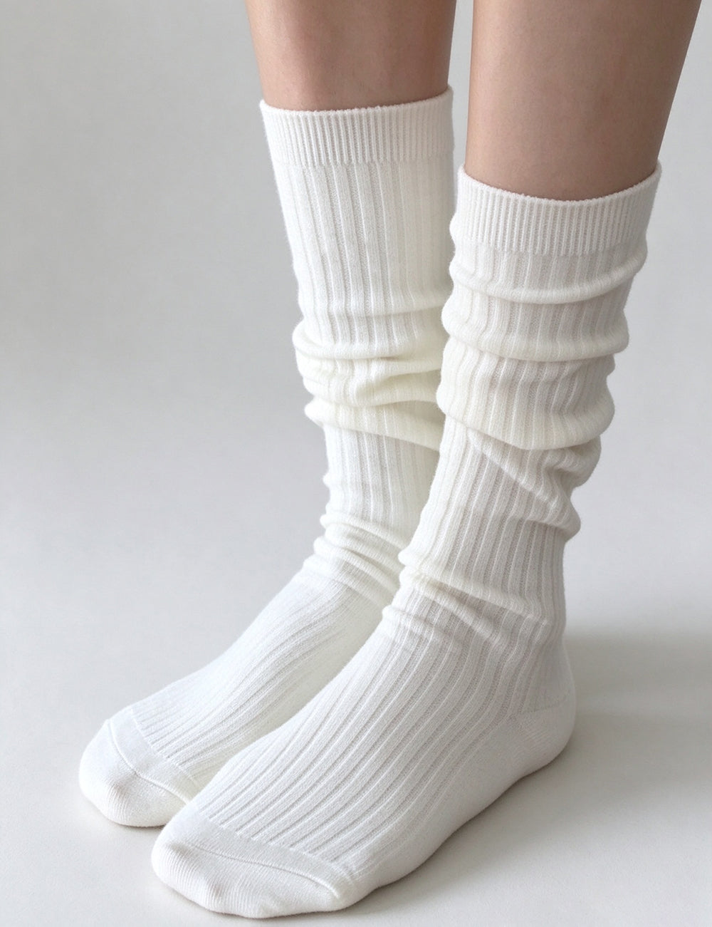 Slouchy Mid-Calf Socks - DippedShop Wholesale - #4403