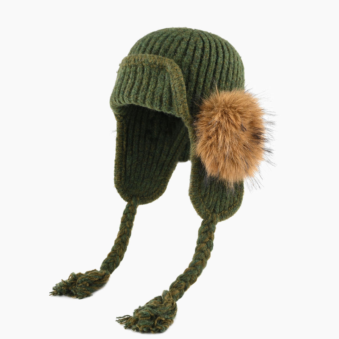 Knit Trapper Hat - DippedShop Wholesale - #5859