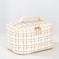 Plaid Tweed Makeup Bag - DippedShop Wholesale - #5251
