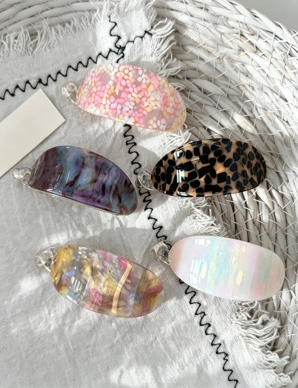 Fashion Tortoise Shell Banana Hair Clip 6W6HCP1674